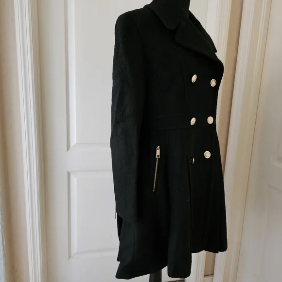 Double Breasted Skirted Peacoat Jacket/Coat - Picture 13 of 16